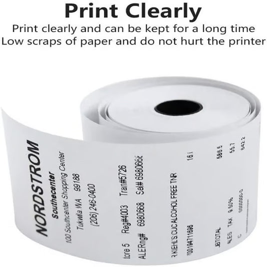 58mm 2 Inch Thermal Paper Roll | 30meter (56mm) | Pack of 25