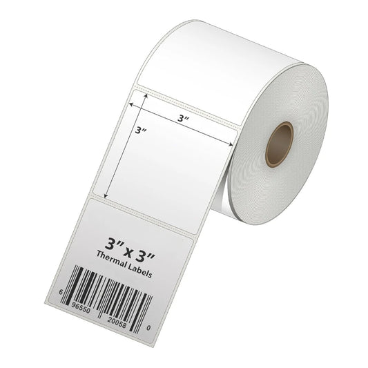 75×75 mm 3×3” Chromo Label Roll Thermal Transfer Label TT | 500 Stickers per Roll