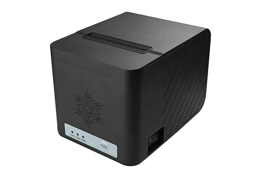 Gobbler 80mm (3 inch) Direct Thermal Receipt Printer with Auto Cutter for Bill Printing, Compatible with ESC/POS/Star Print Commands