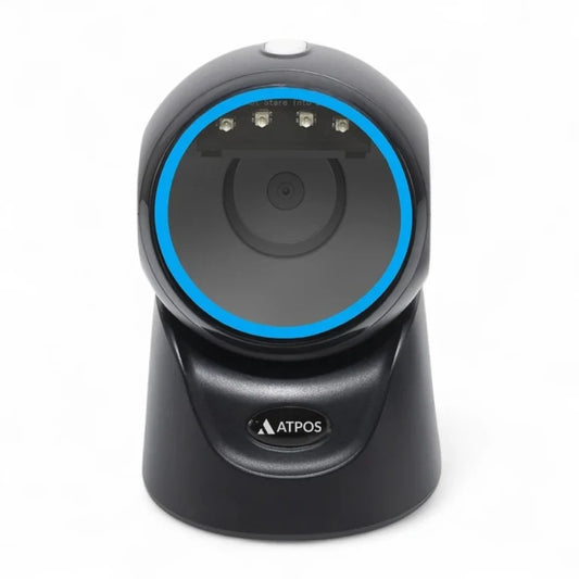 Atpos 1100D 2D/1D Desktop Barcode Scanner – USB Wired QR Code Reader