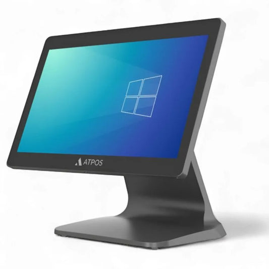 ATPOS TP J6412 Smart Touch POS System – 15.6″ Touchscreen, Fast & Silent POS Terminal